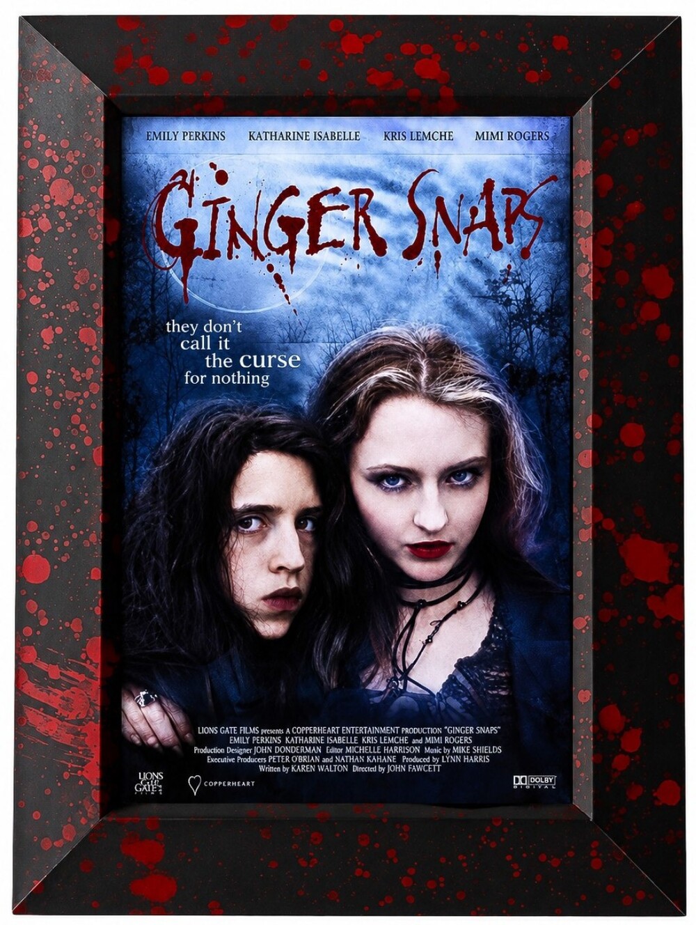 Movie Gingr Snaps Edgy Horror Movie Y2k Paranormal Framed Photo Print Art Bloody